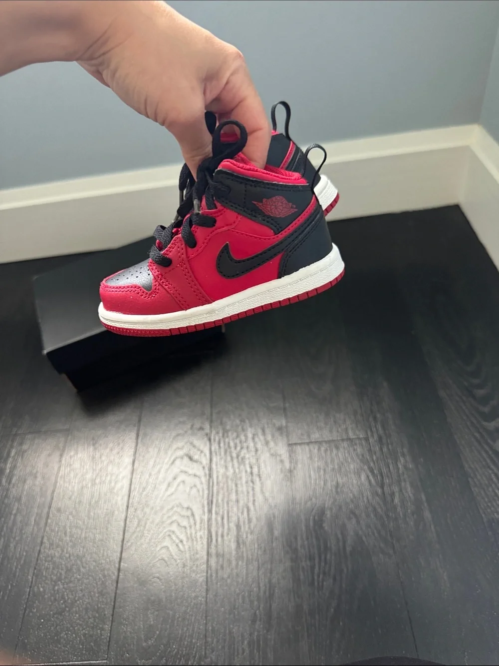 Jordan Kids Sneakers - Red and Black